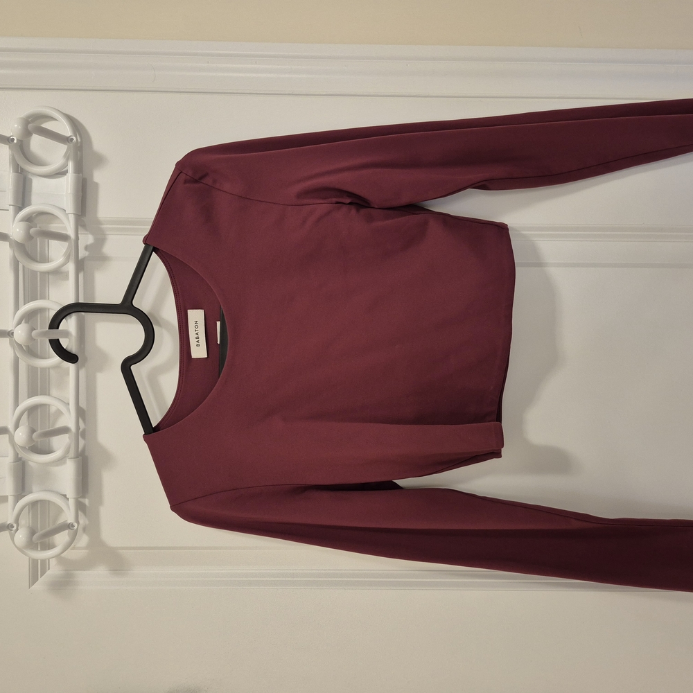 Wilfred Long Sleeve Burgundy Top